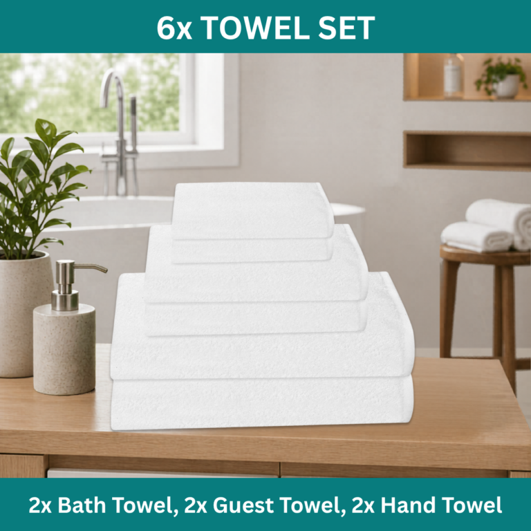 Luxury 6-Piece Cotton Towel Bale Set