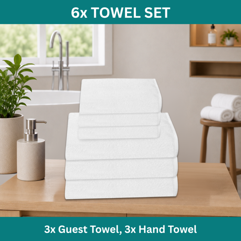 Premium 6-Piece Guest & Hand Towel Set